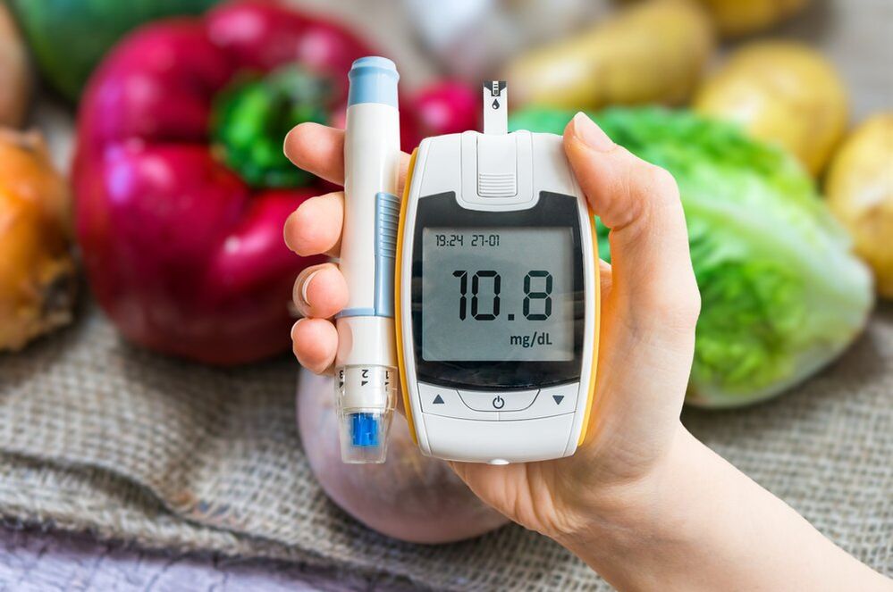 Diabetes mellitus is accompanied by an increase in blood sugar